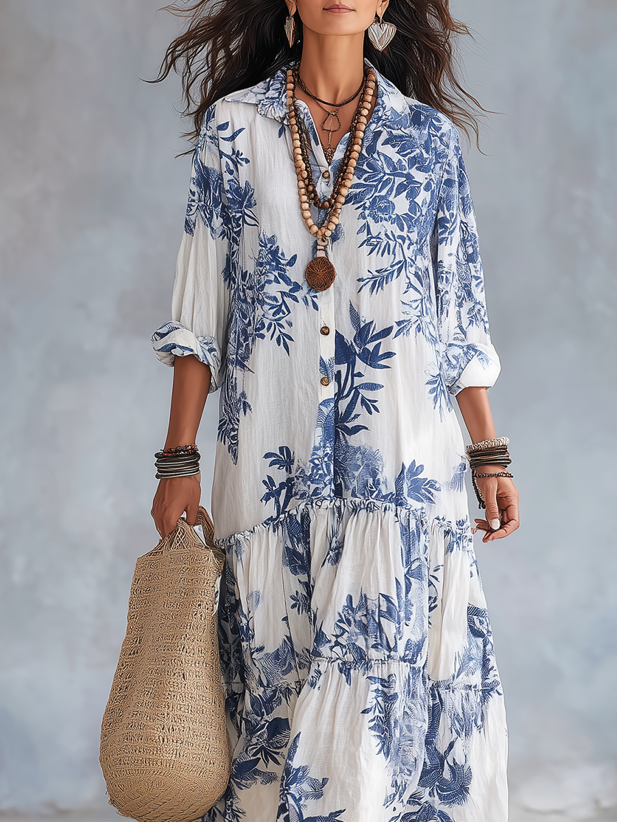 Bianca™ Bohemian Floral Maxi Dress