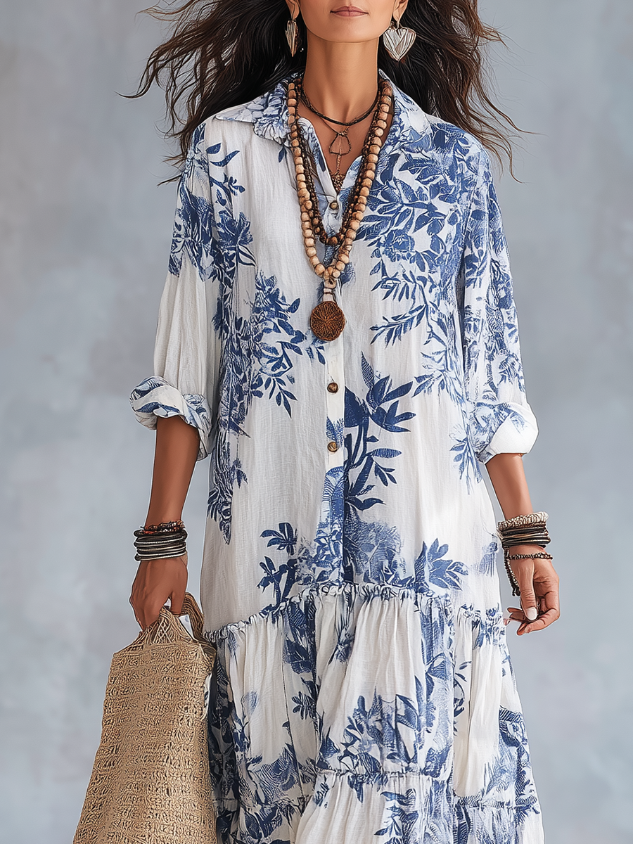 Bianca™ Bohemian Floral Maxi Dress