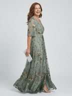 Selora | Halter Bloom Flow Maxi Dress