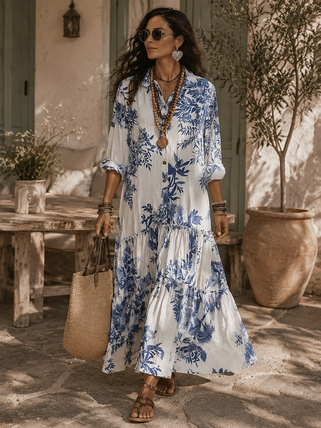 Bianca™ Bohemian Floral Maxi Dress