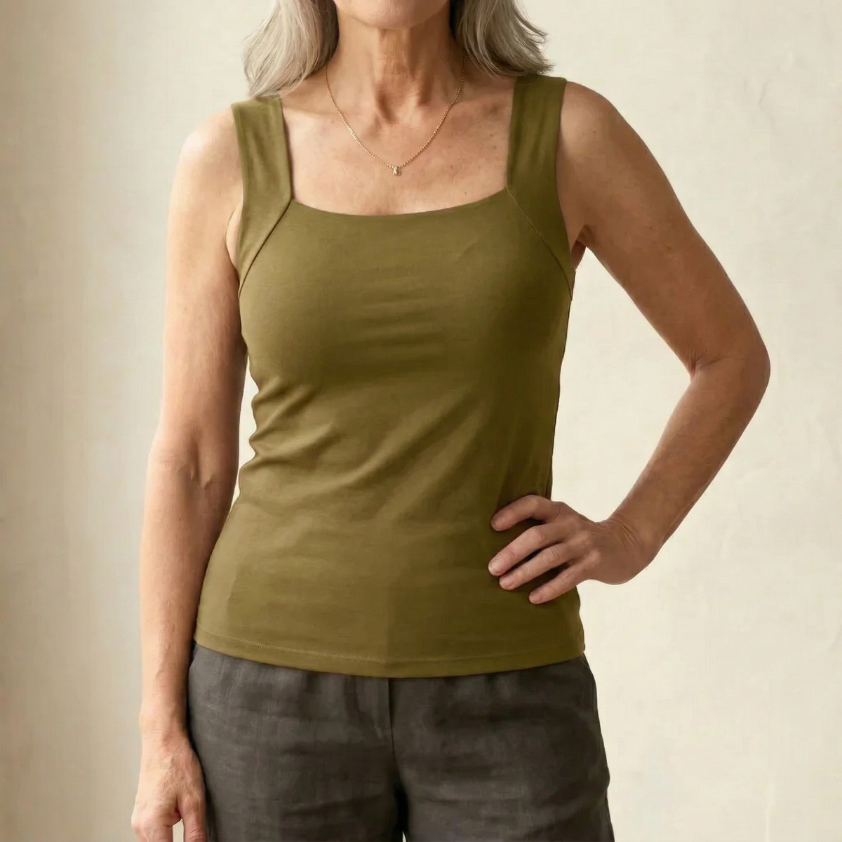Roxanne | Built In Comfort Bra Tanktop