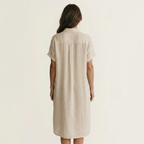 Claire | Relaxed Button-Front Midi Dress
