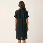 Claire | Relaxed Button-Front Midi Dress