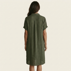 Claire | Relaxed Button-Front Midi Dress